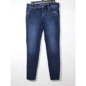 American Eagle dark wash super super stretch jeggings